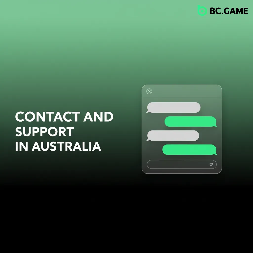 BC.Game Australia support: 24/7 live chat, email support@bc.game, Help Centre, updates on X and Telegram.