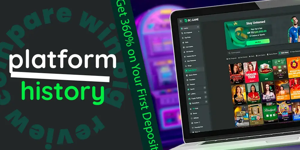 The history of the casino platform's creation