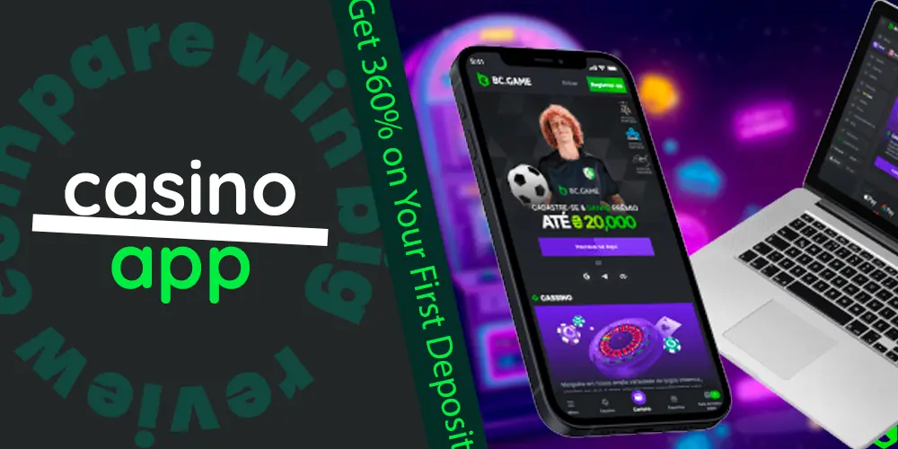 Mobile application for playing casino games